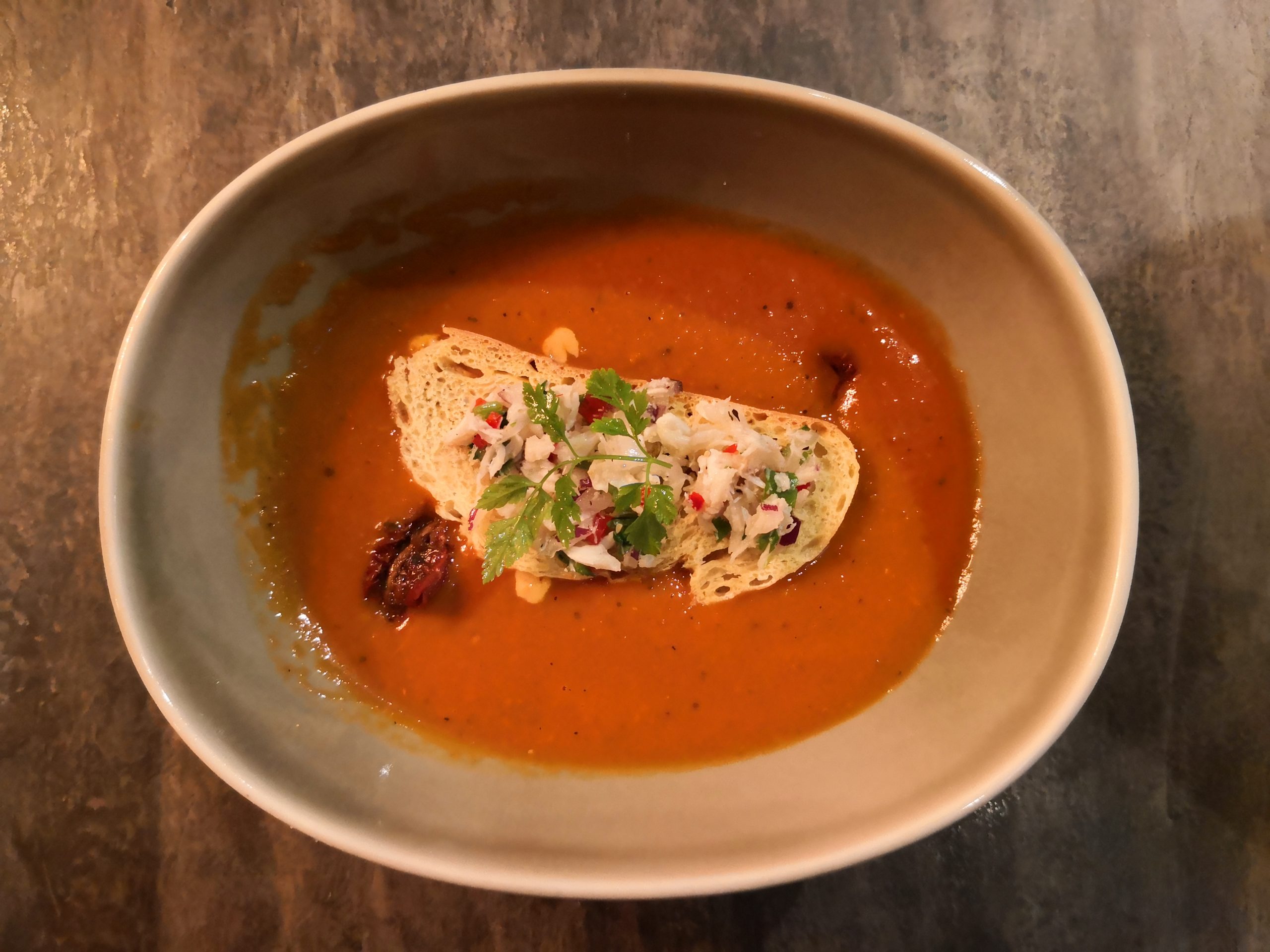 Crab and Pepper Bisque