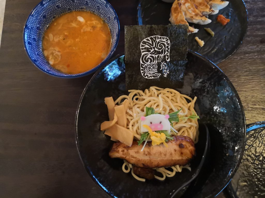 Uni & Chashu dipping ramen