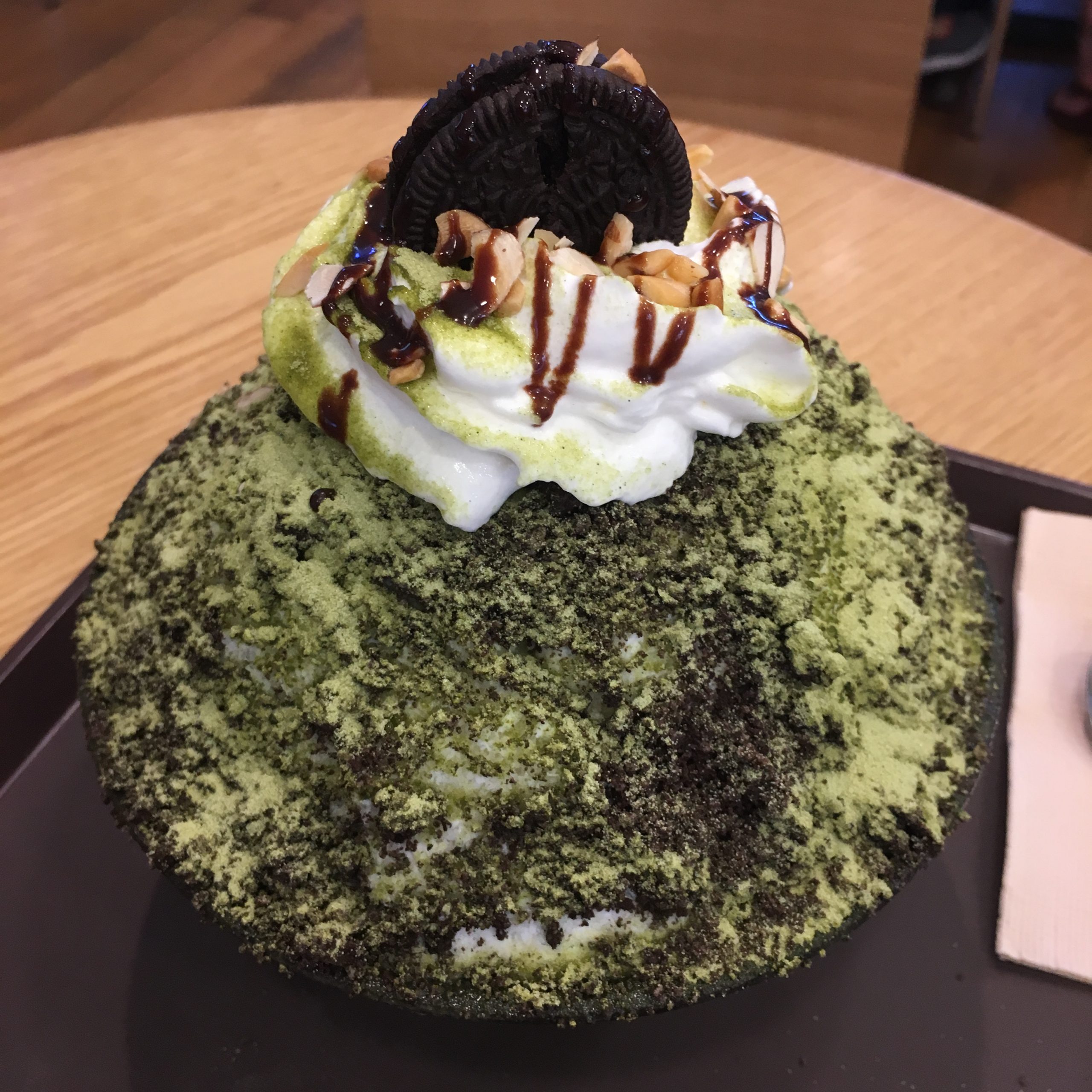 Green Mountain Bingsu in Oma spoon cafe