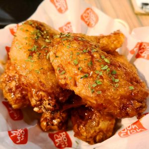 spicy wings at bonchon chicken